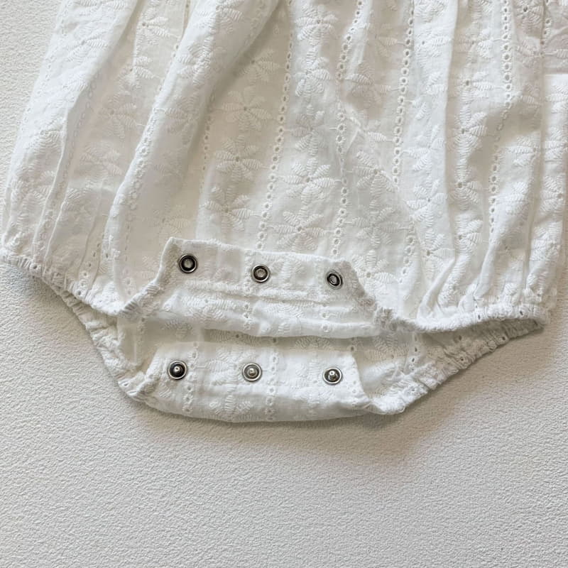 Reve Kid - Korean Baby Fashion - #onlinebabyboutique - Small Frill Bodysuit Set - 4