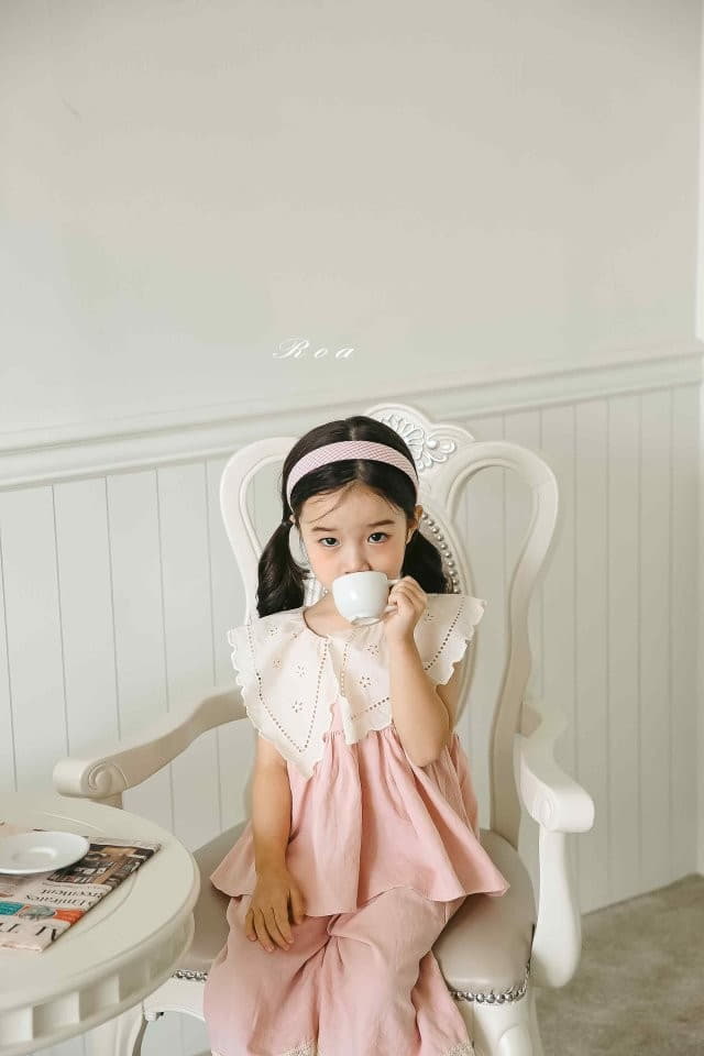 Roa - Korean Children Fashion - #minifashionista - Linen Top Bottom Set - 3