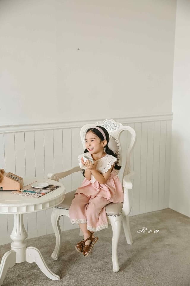 Roa - Korean Children Fashion - #minifashionista - Linen Top Bottom Set - 4