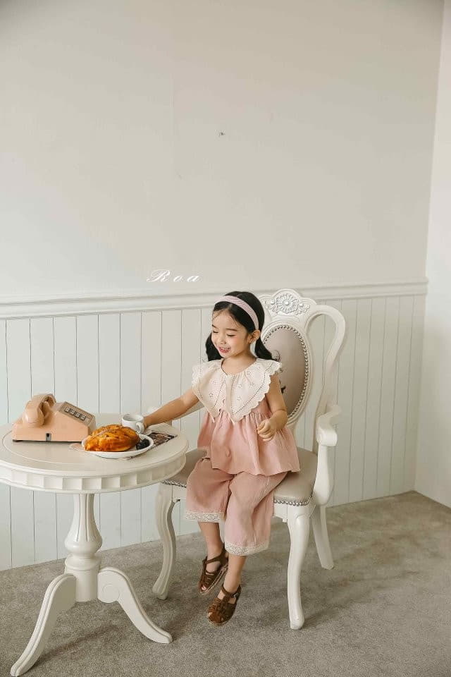 Roa - Korean Children Fashion - #todddlerfashion - Linen Top Bottom Set - 5