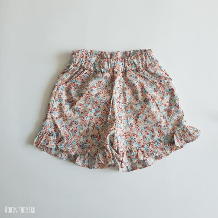 Saerobin - Korean Children Fashion - #Kfashion4kids - Flower Frill Shorts - 3