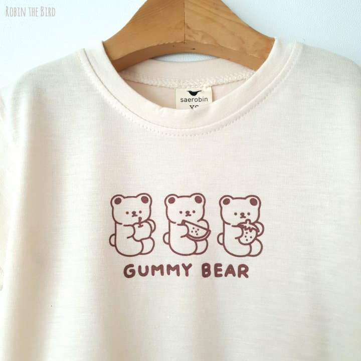 Saerobin - Korean Children Fashion - #kidsstore - Gummy Bear Top Bottom Set - 5