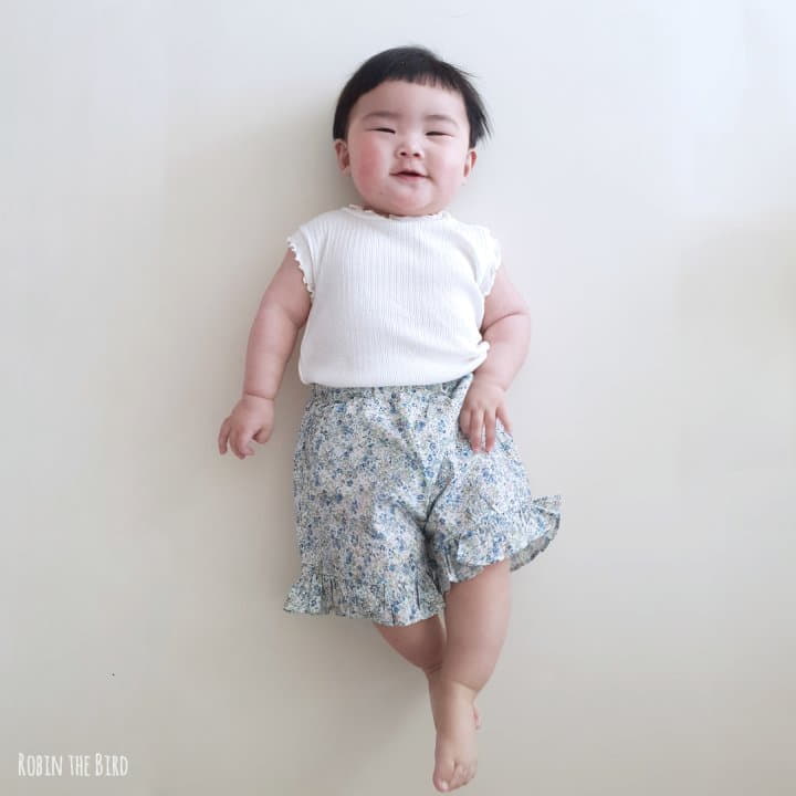 Saerobin - Korean Children Fashion - #kidsstore - Flower Frill Shorts