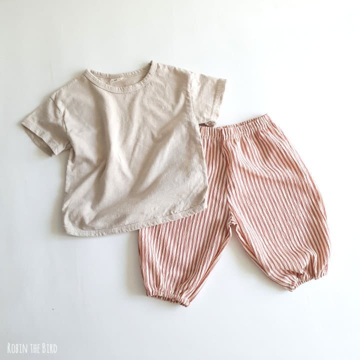 Saerobin - Korean Children Fashion - #littlefashionista - Stripes Wrinkel Pants - 7