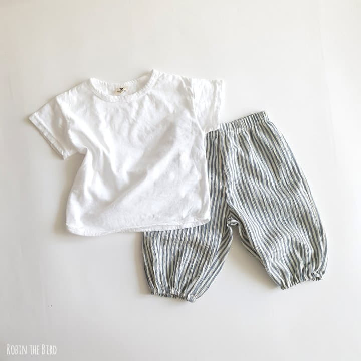 Saerobin - Korean Children Fashion - #magicofchildhood - Stripes Wrinkel Pants - 8