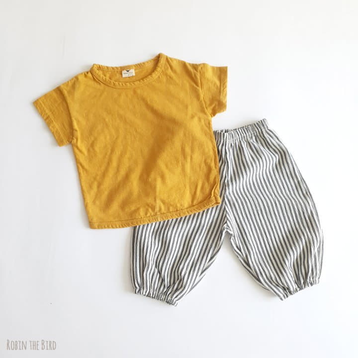 Saerobin - Korean Children Fashion - #minifashionista - Stripes Wrinkel Pants - 9