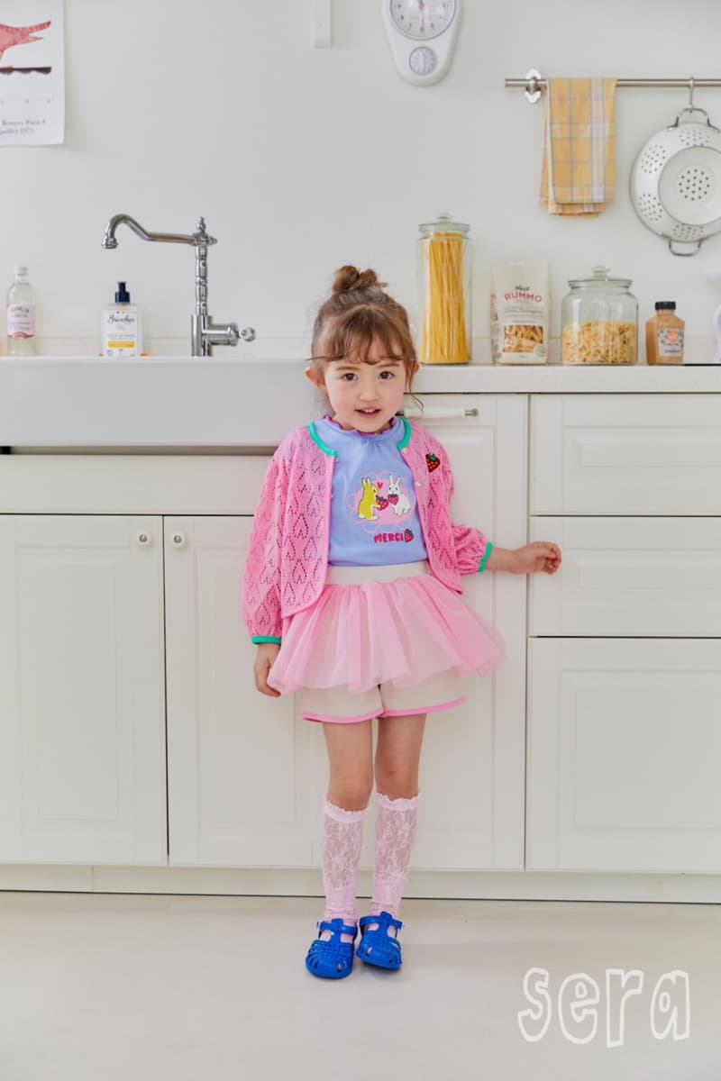 Sera - Korean Children Fashion - #kidzfashiontrend - Heart Scsi Cardigan - 4