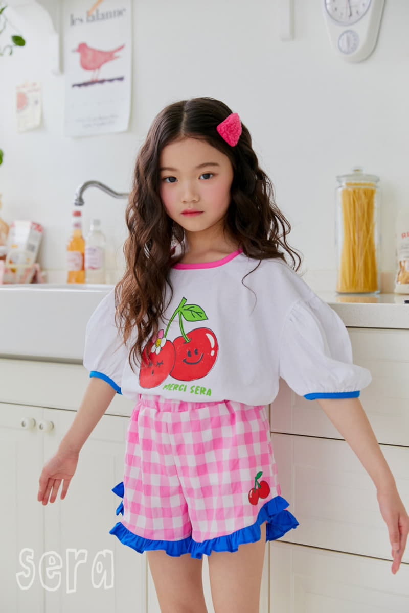 Sera - Korean Children Fashion - #fashionkids - Cherry Puff Tee