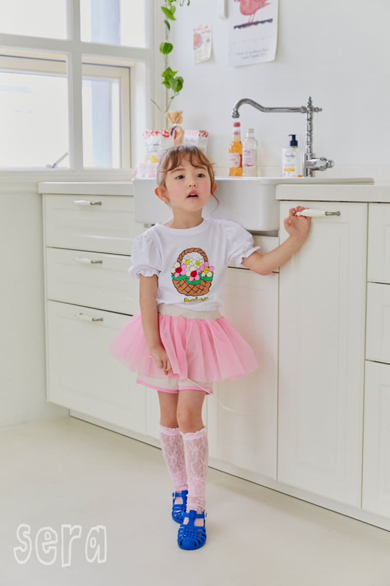Sera - Korean Children Fashion - #kidzfashiontrend - Flower Bucket Tee - 5