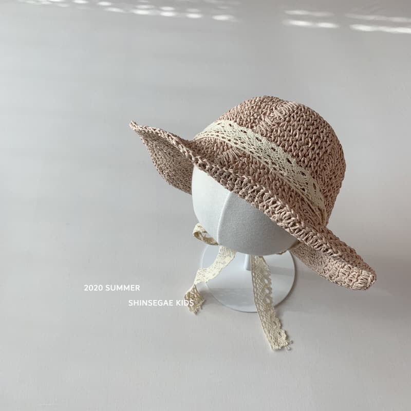 Shinseage Kids - Korean Children Fashion - #childofig - Gisa Lace Bucket Hat - 4