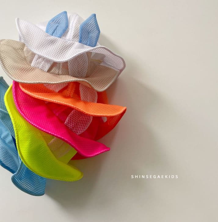 Shinseage Kids - Korean Children Fashion - #childrensboutique - Rabbit Mesh String Bucket Hat - 8