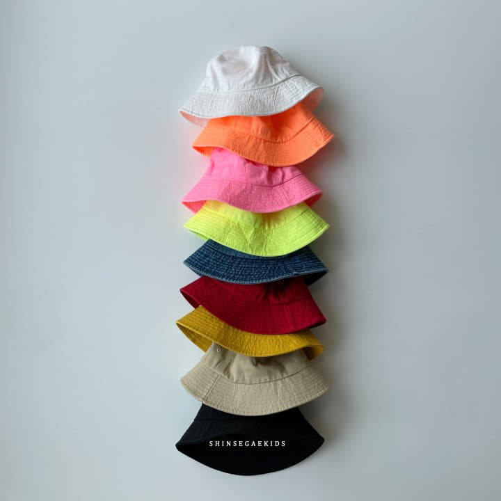 Shinseage Kids - Korean Children Fashion - #kidsshorts - Muzi Maru Bucket Hat 52cm - 7