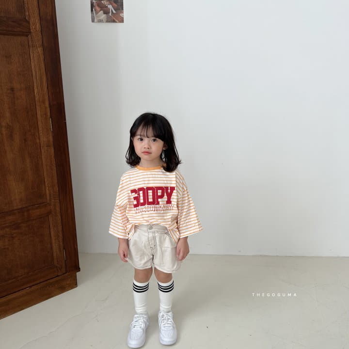 Shinseage Kids - Korean Children Fashion - #kidsshorts - Guppy Stripes Tee - 2