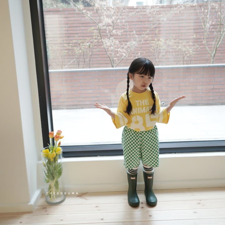 Shinseage Kids - Korean Children Fashion - #kidsshorts - Puzzle Check Pants - 3