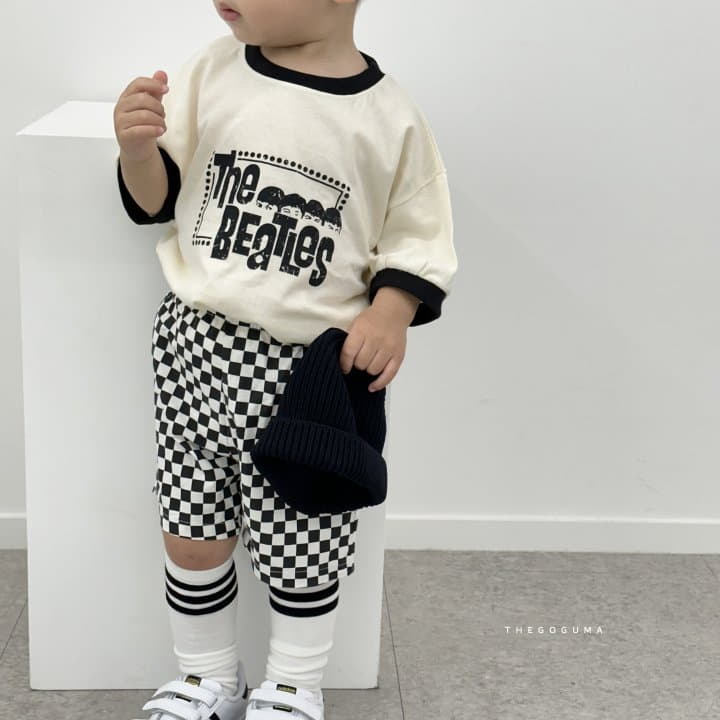 Shinseage Kids - Korean Children Fashion - #kidsshorts - Puzzle Check Pants - 4