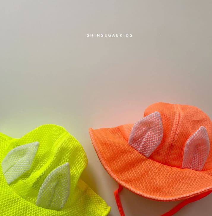 Shinseage Kids - Korean Children Fashion - #magicofchildhood - Rabbit Mesh String Bucket Hat - 4