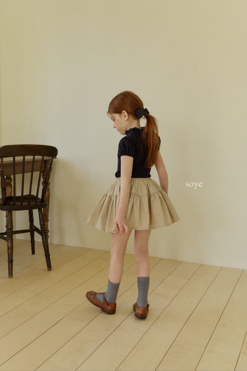 Soye - Korean Children Fashion - #designkidswear - Puff Frill Tee - 4