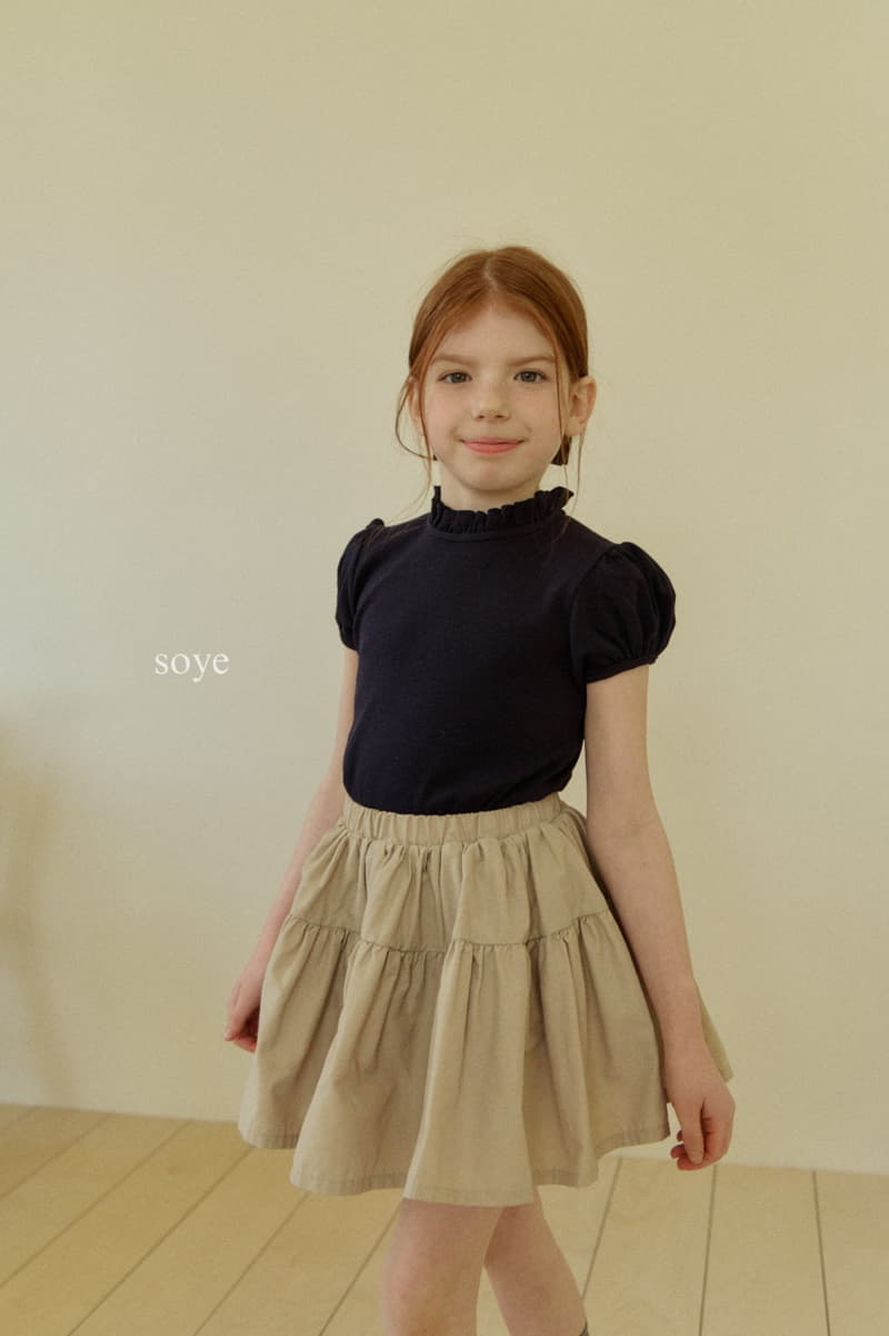 Soye - Korean Children Fashion - #fashionkids - Puff Frill Tee - 5