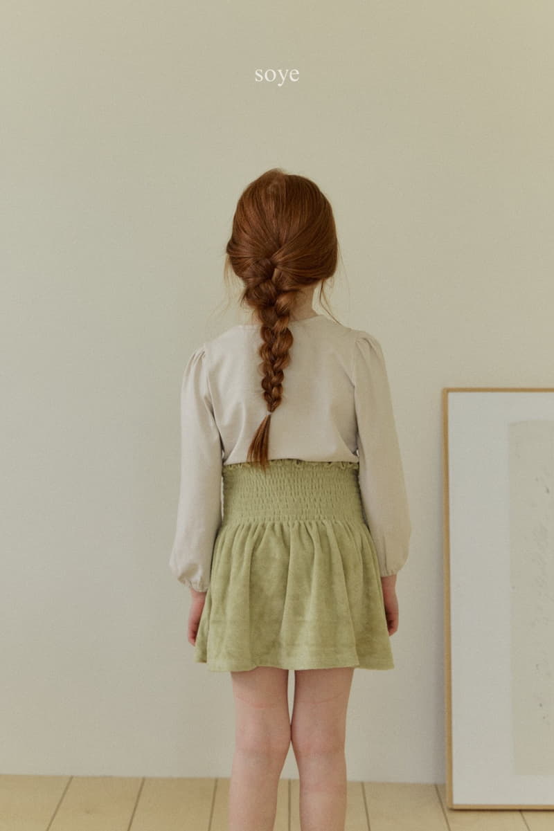 Soye - Korean Children Fashion - #toddlerclothing - Terry Bubble Skirt - 10