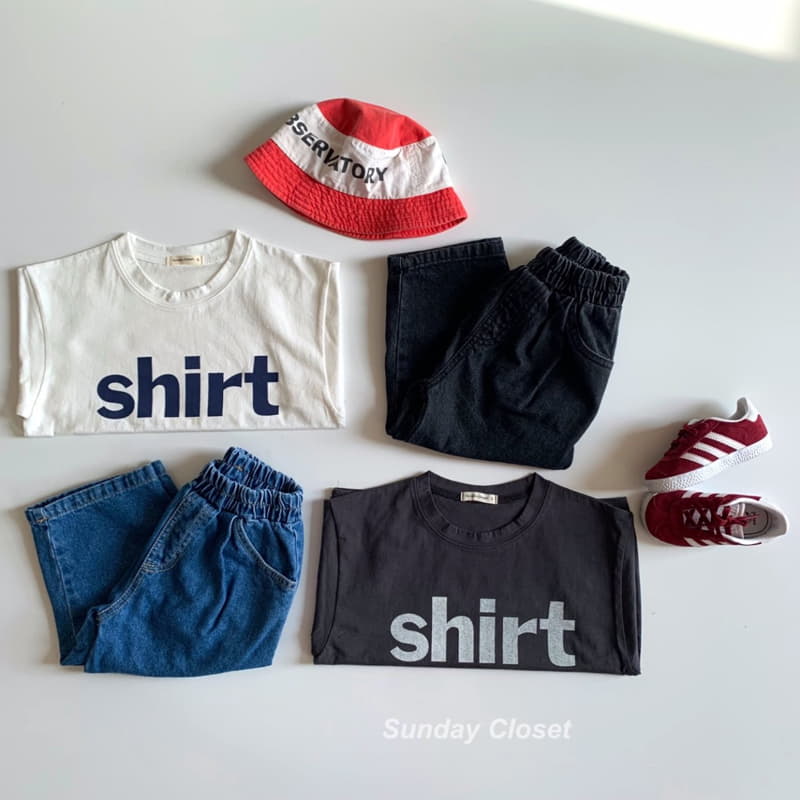 Sunday Closet - Korean Children Fashion - #childrensboutique - Shirt Short Sleeves Tee - 2