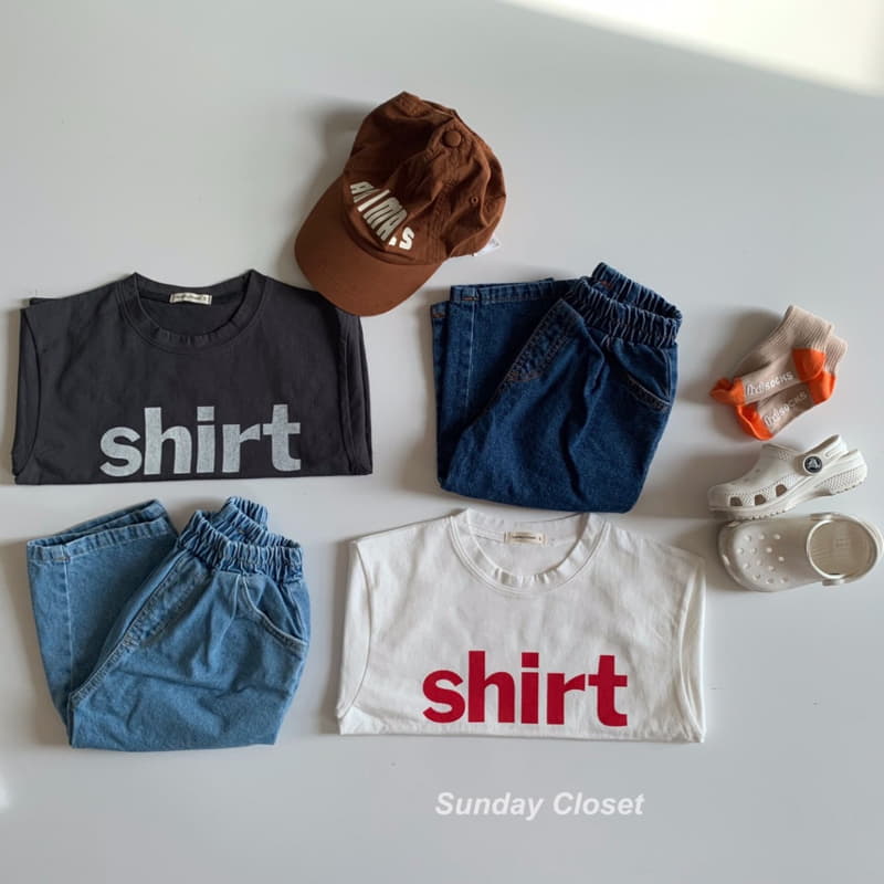 Sunday Closet - Korean Children Fashion - #designkidswear - Shirt Short Sleeves Tee - 3