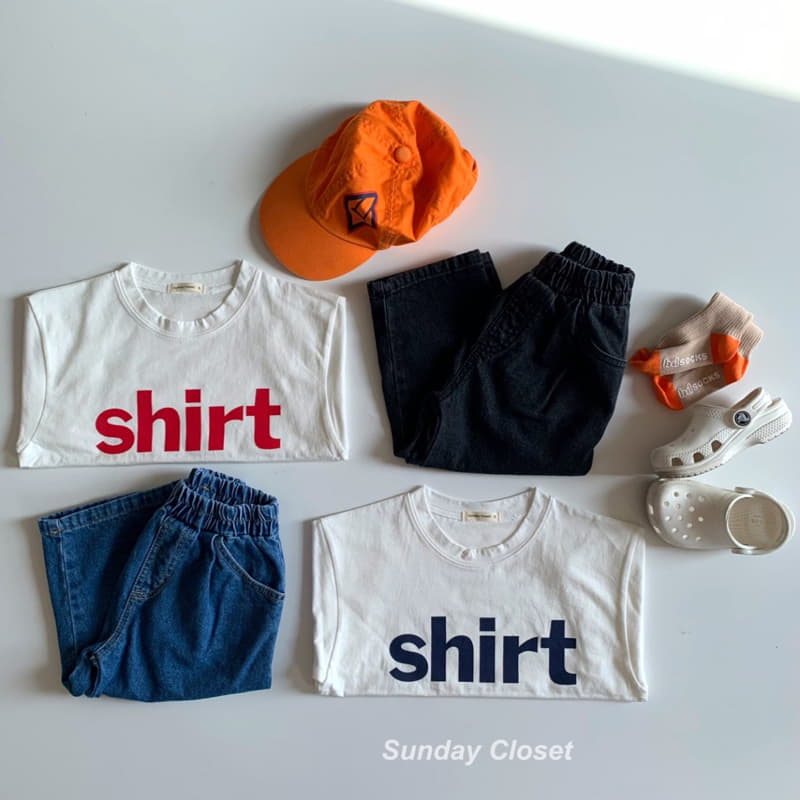 Sunday Closet - Korean Children Fashion - #designkidswear - Shirt Short Sleeves Tee - 4