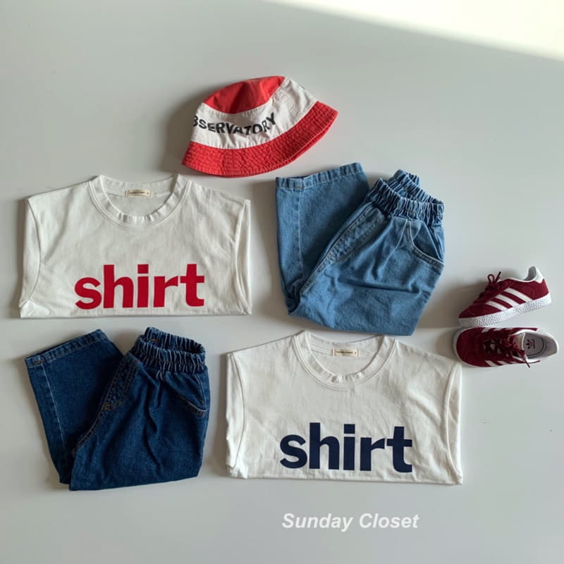Sunday Closet - Korean Children Fashion - #kidsshorts - Shirt Short Sleeves Tee - 6