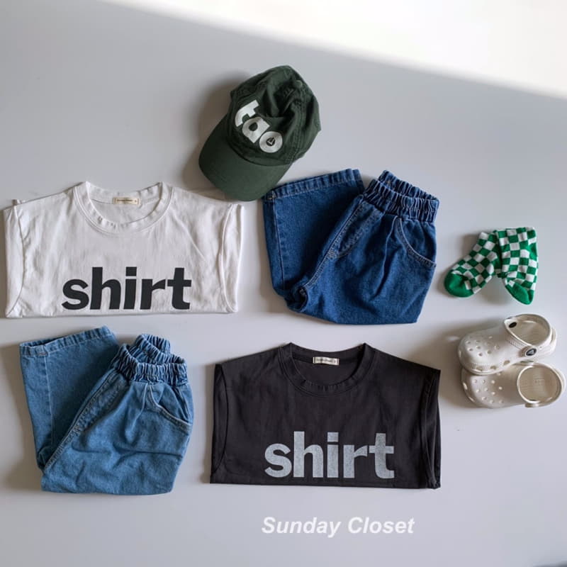 Sunday Closet - Korean Children Fashion - #kidzfashiontrend - Shirt Short Sleeves Tee - 8