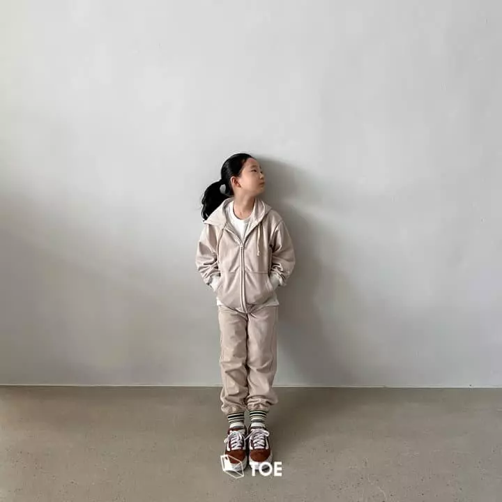 TOE - Korean Children Fashion - #childrensboutique - French Hoody Zip-up - 4