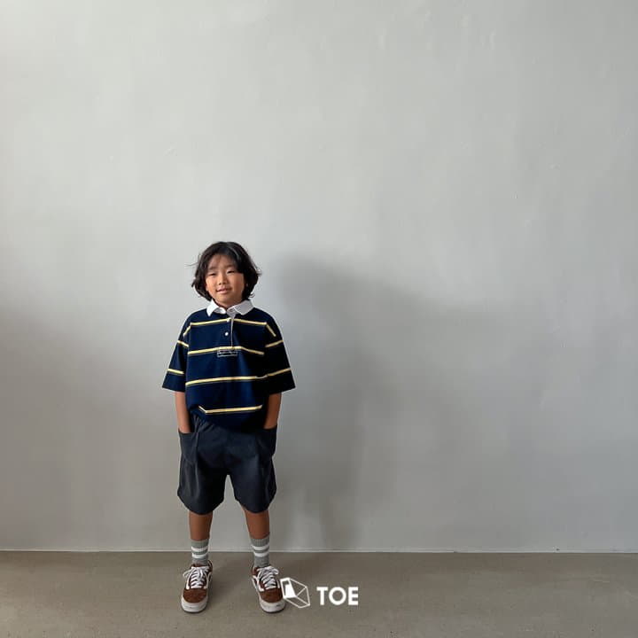 TOE - Korean Children Fashion - #discoveringself - Rugby Collar Tee - 7