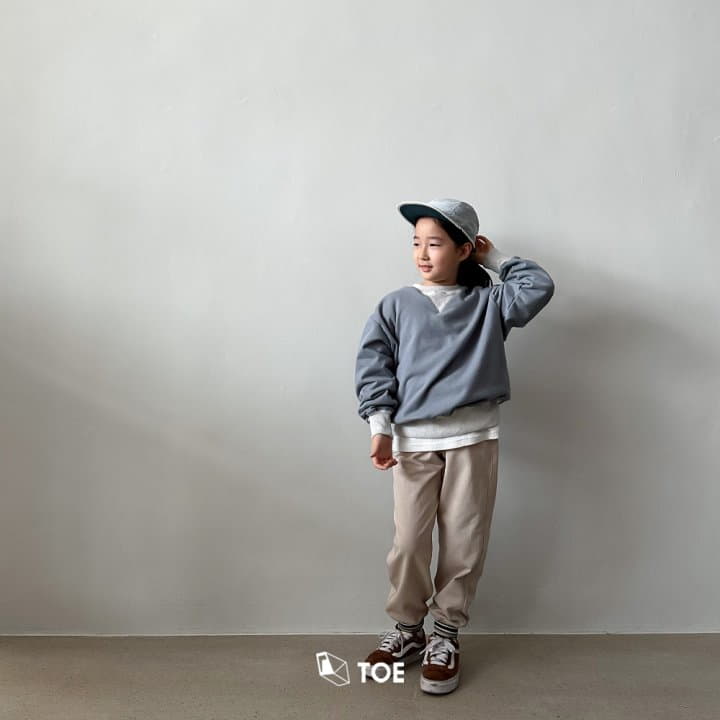 TOE - Korean Children Fashion - #kidsshorts - French Terry Sweatshirt - 6