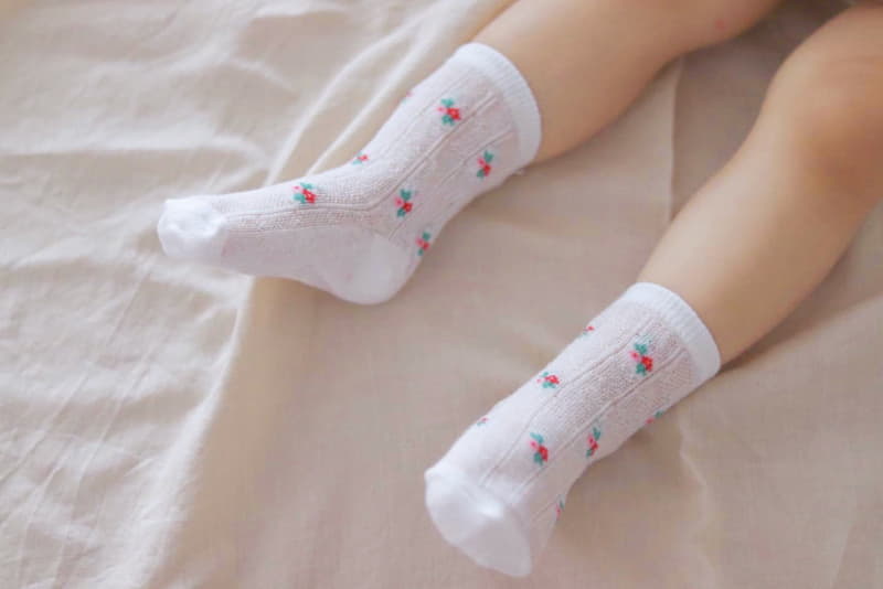 Teamand - Korean Children Fashion - #childofig - Red Taste Socks - 10