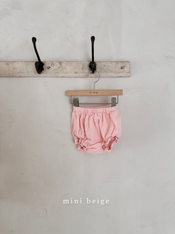 The Beige - Korean Baby Fashion - #babyboutique - Linen Bloomer - 3