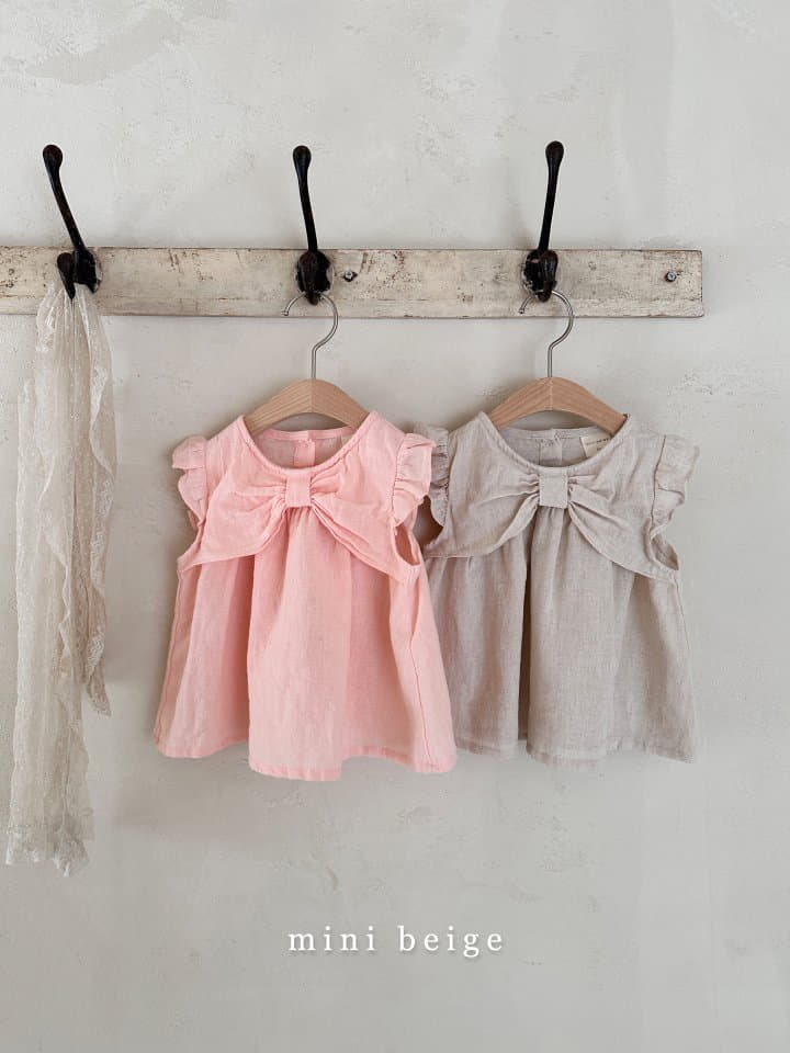 The Beige - Korean Baby Fashion - #babyboutiqueclothing - Ribbon Blouse - 11