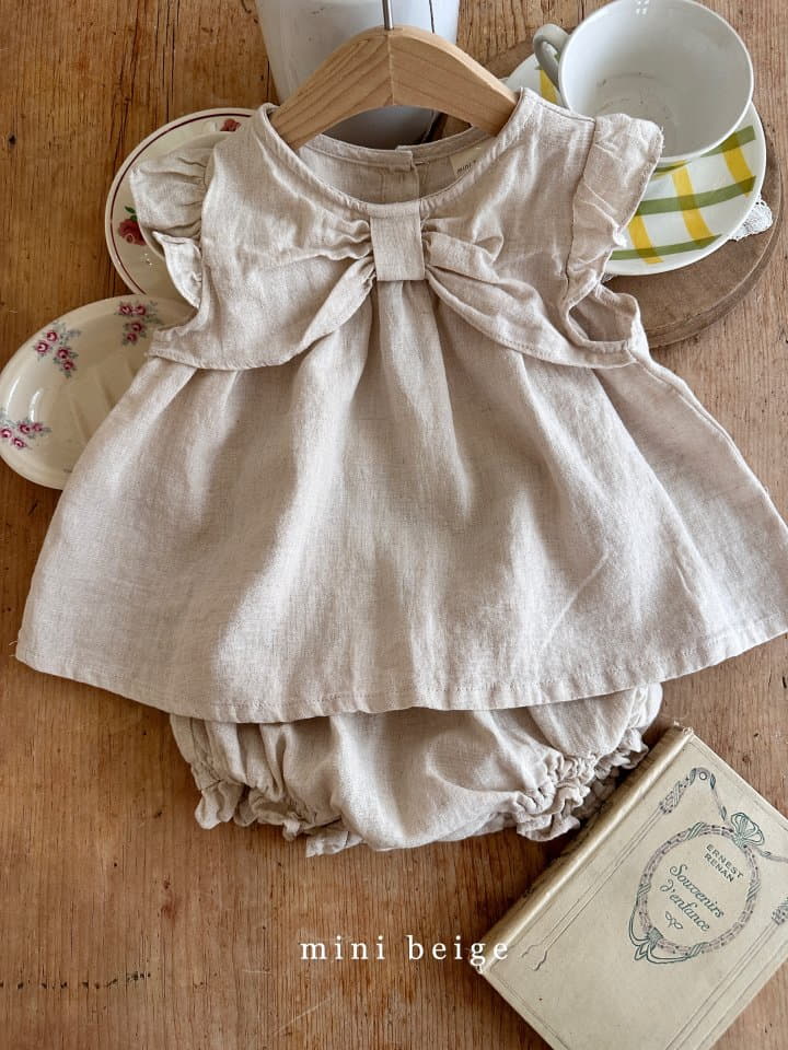 The Beige - Korean Baby Fashion - #babyfashion - Linen Bloomer - 6