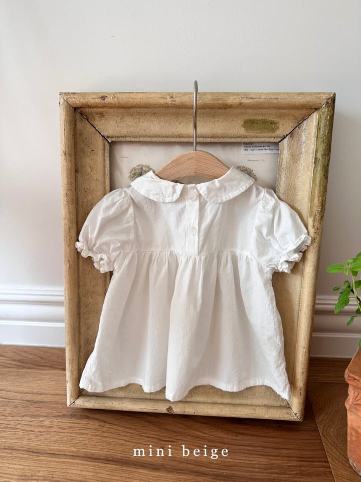 The Beige - Korean Baby Fashion - #babylifestyle - Collar Lace Blouse - 2