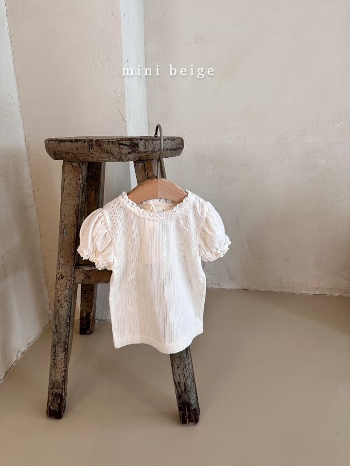The Beige - Korean Baby Fashion - #onlinebabyshop - Puff Tee - 4