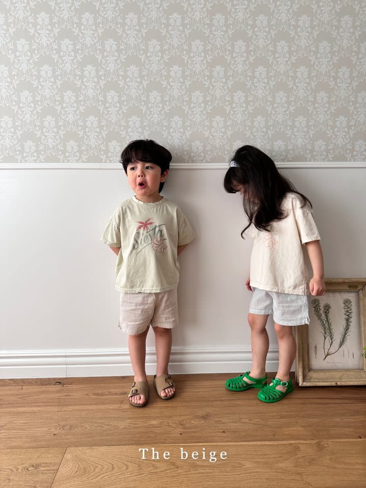 The Beige - Korean Children Fashion - #kidzfashiontrend - Stripes Slit Shorts - 4
