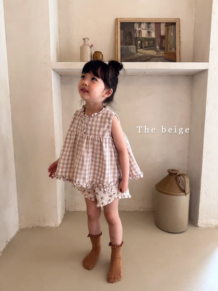 The Beige - Korean Children Fashion - #childofig - Check Frill Blouse - 7