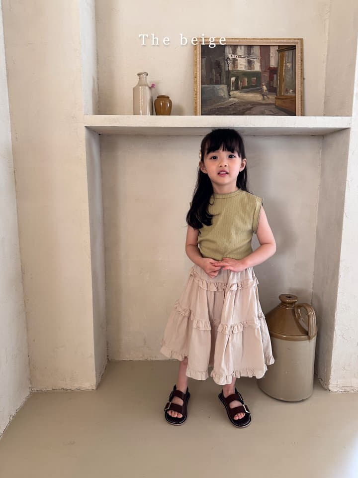 The Beige - Korean Children Fashion - #childofig - Frill Cancan Skirt - 3