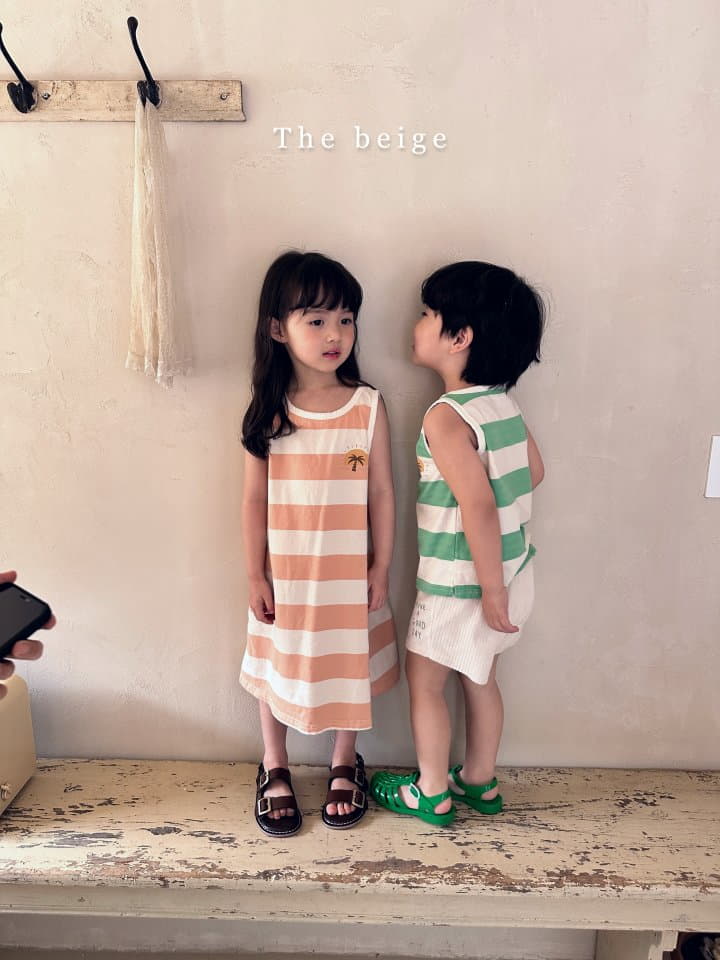 The Beige - Korean Children Fashion - #childrensboutique - Stripes Sleeveless - 5