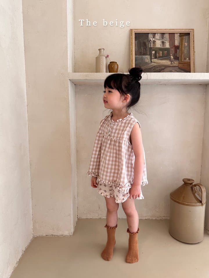 The Beige - Korean Children Fashion - #childrensboutique - Check Frill Blouse - 8