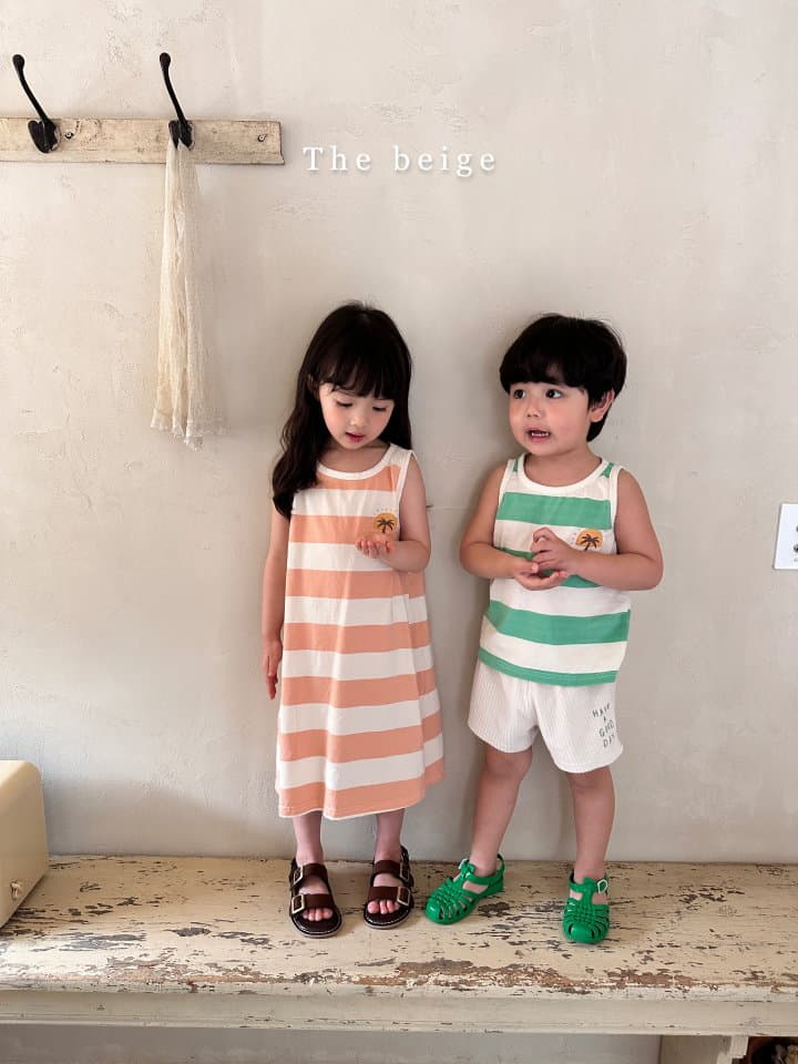 The Beige - Korean Children Fashion - #designkidswear - Stripes Sleeveless - 6