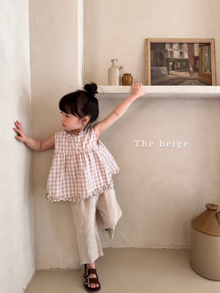The Beige - Korean Children Fashion - #discoveringself - Check Frill Blouse - 10