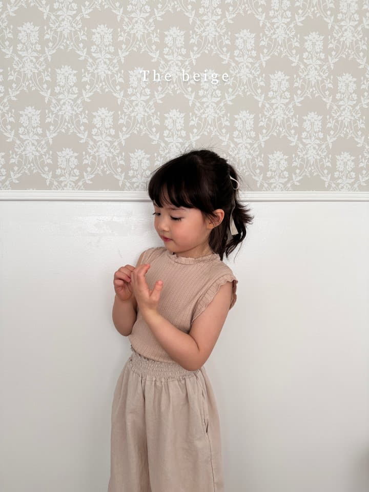 The Beige - Korean Children Fashion - #fashionkids - Rib Sleeveless - 11
