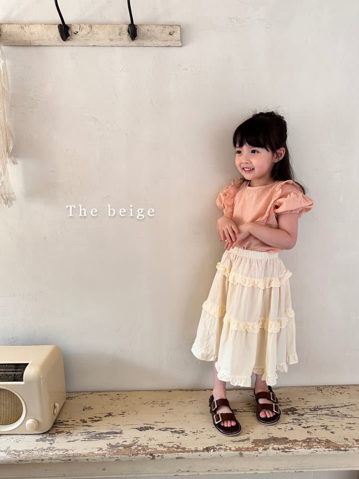 The Beige - Korean Children Fashion - #fashionkids - Wing Frill Blouse - 10