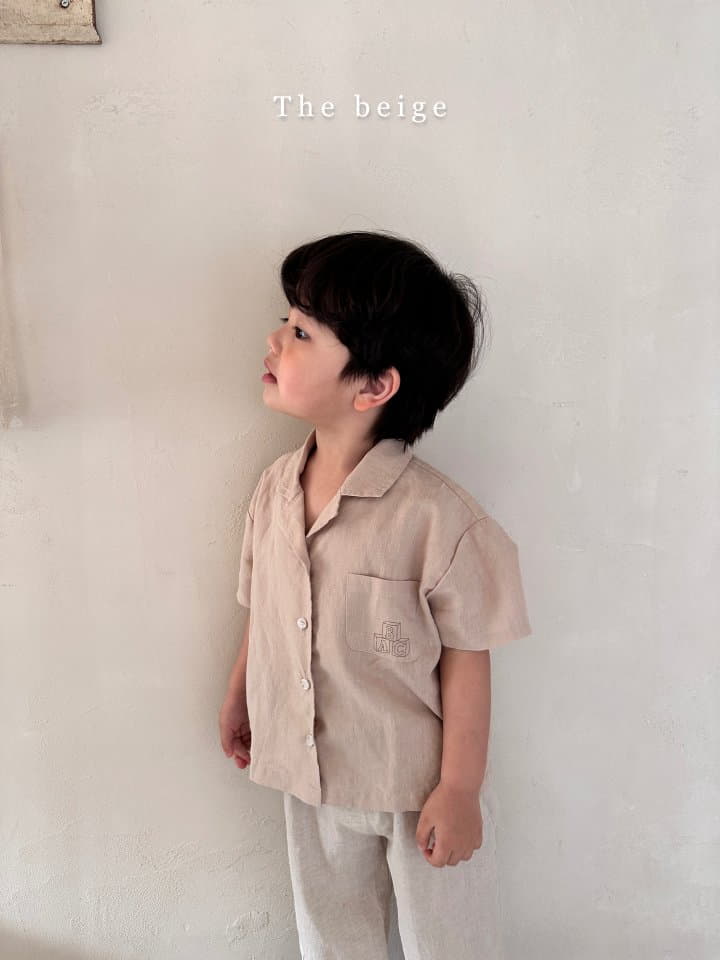 The Beige - Korean Children Fashion - #kidsshorts - Linen Shirt - 5