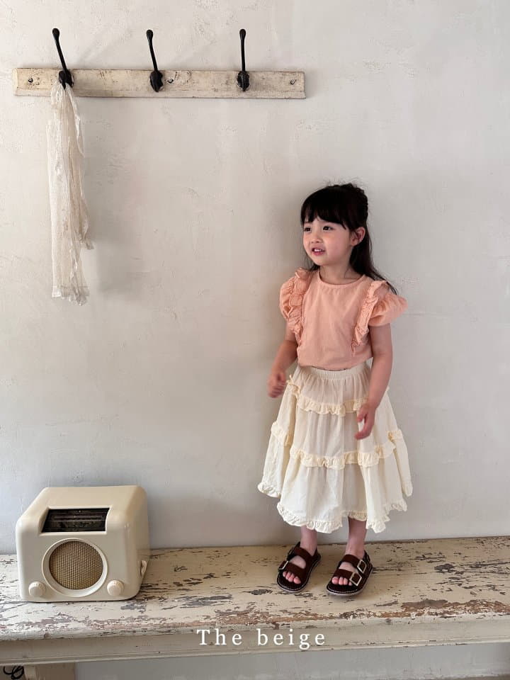 The Beige - Korean Children Fashion - #kidsstore - Wing Frill Blouse - 12