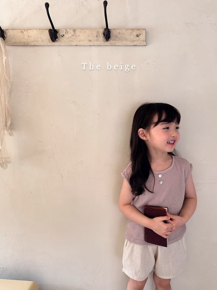 The Beige - Korean Children Fashion - #kidsstore - Knit Sleeveless Tee - 11