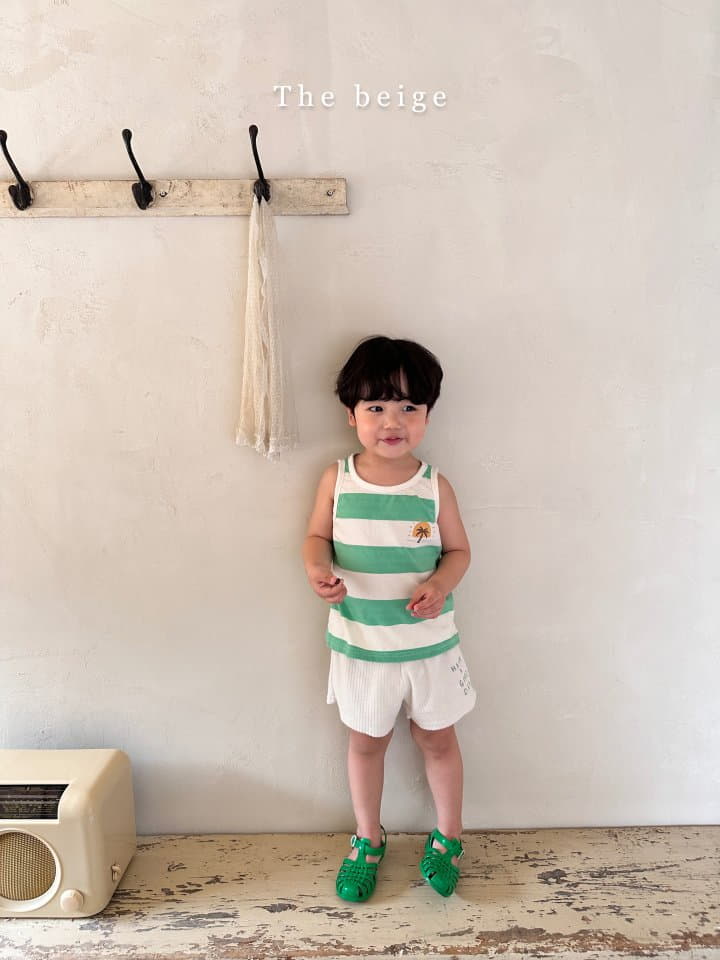 The Beige - Korean Children Fashion - #kidsstore - Stripes Sleeveless - 10